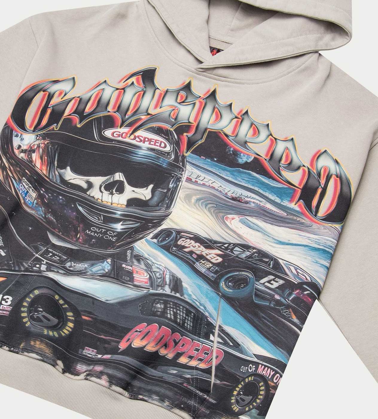 Godspeed Le Dernier Hoodie Stone Grey