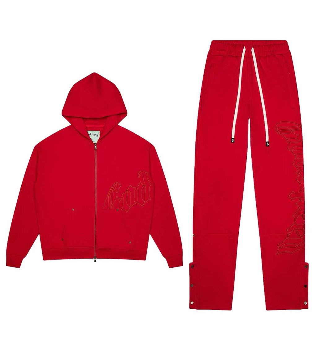 Godspeed OG Logo Sweatsuit Double Red
