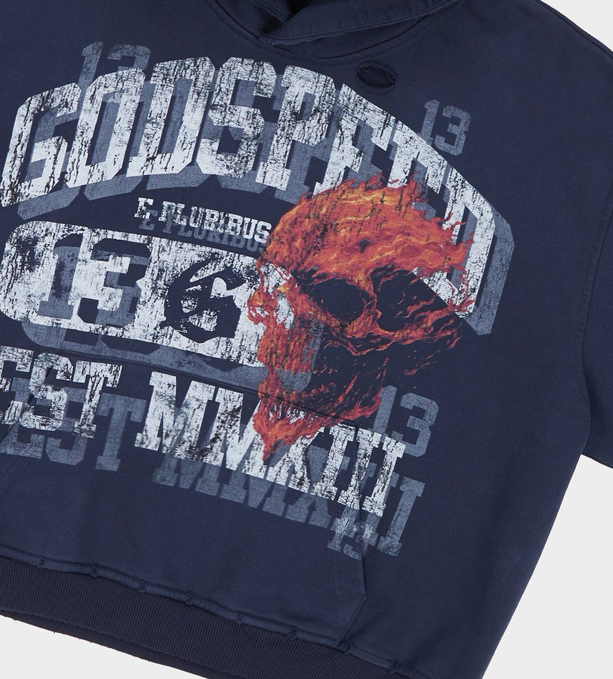 Godspeed Seeing Double Hoodie Navy
