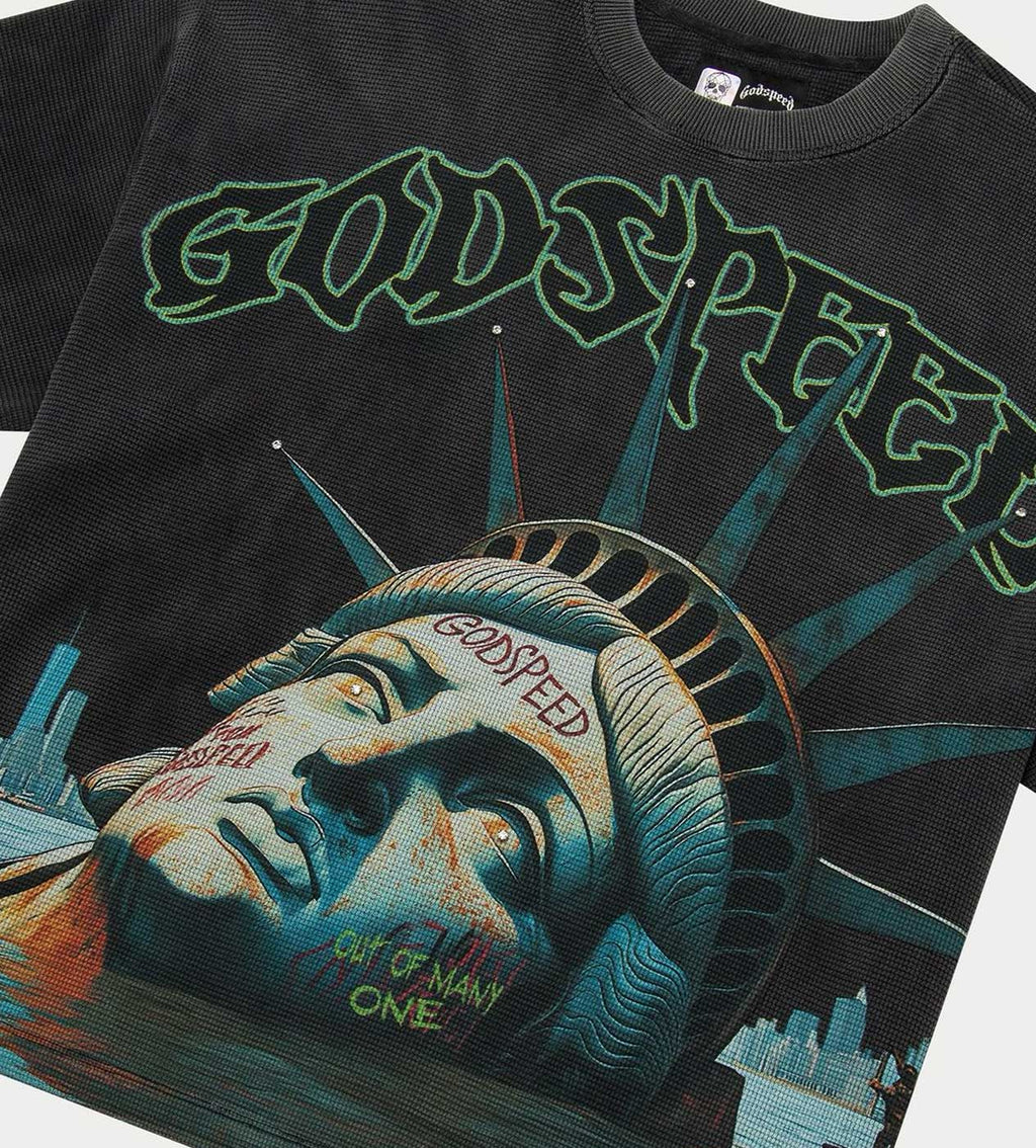 Godspeed Sunken Liberty Thermal Tee Grey