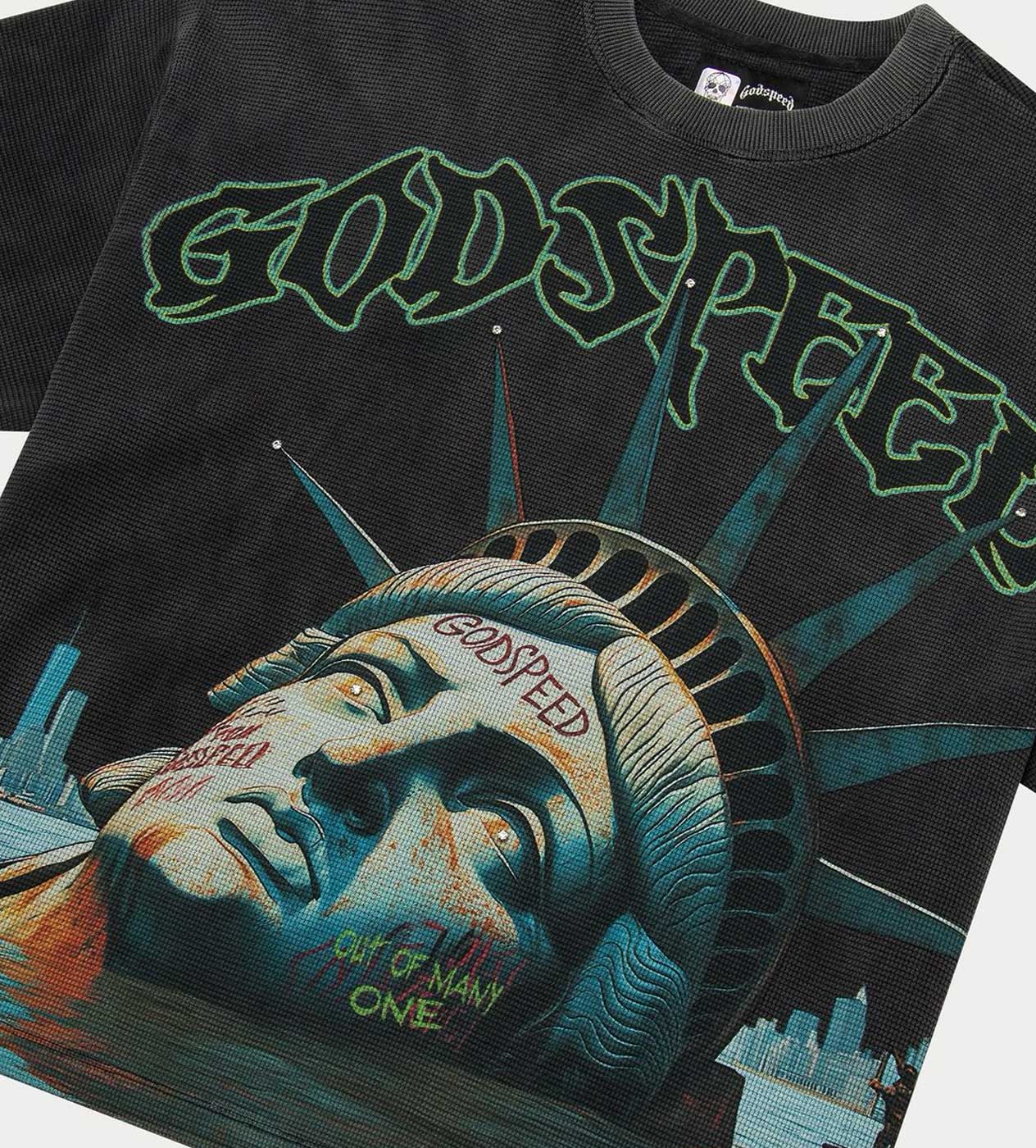 Godspeed Sunken Liberty Thermal Tee Grey