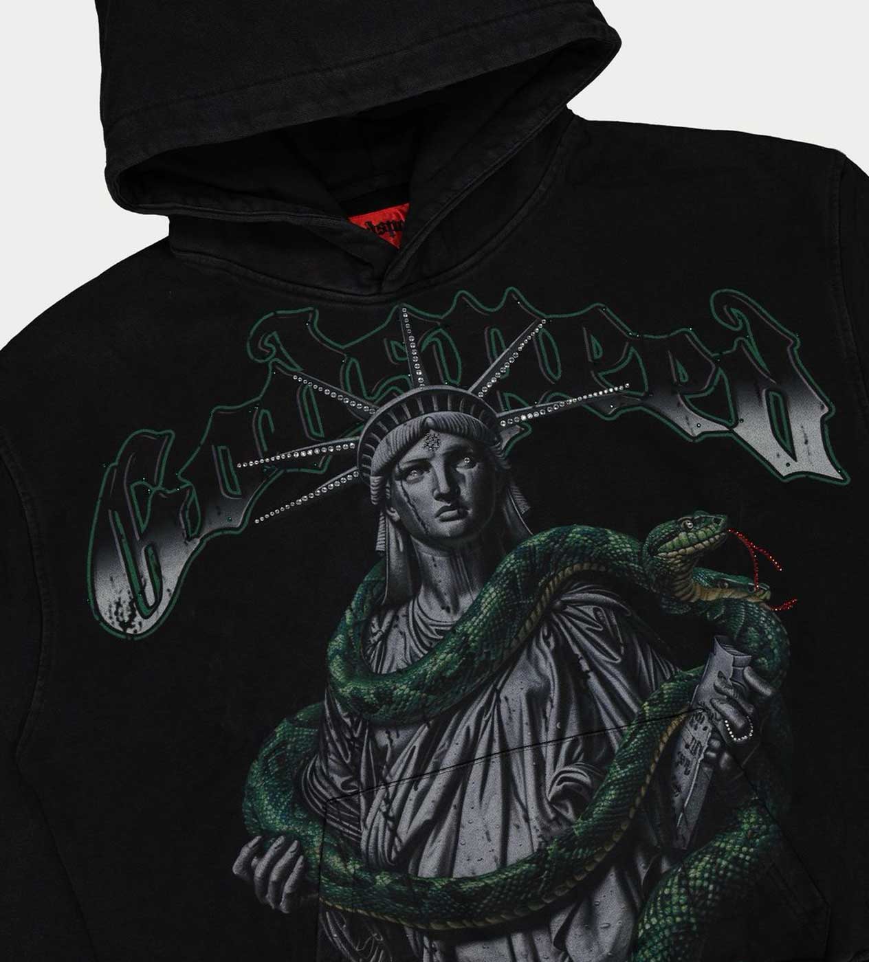 Godspeed Top 5 Slizzy VVS Hoodie Black Wash