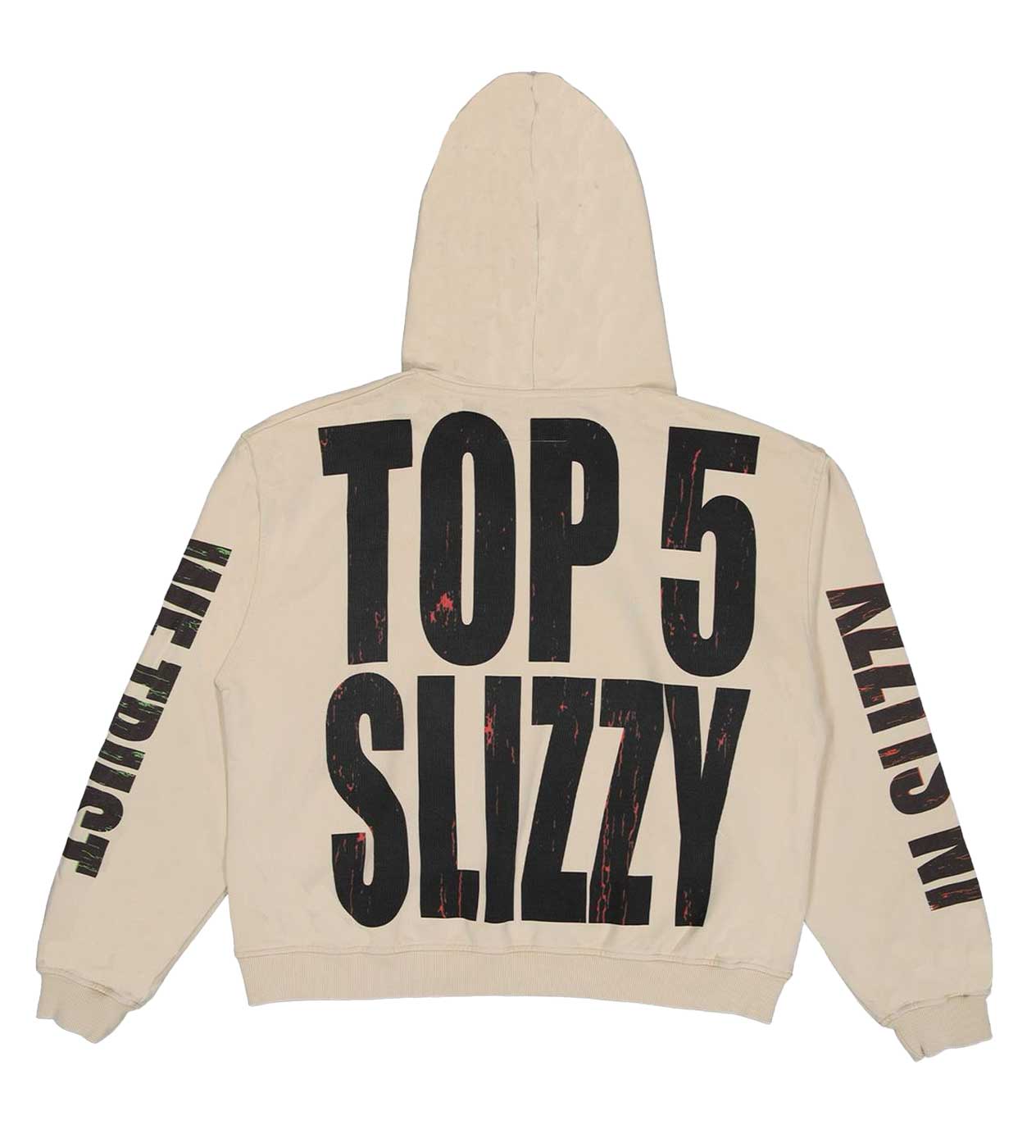 Godspeed Top 5 Slizzy VVS Hoodie Bone