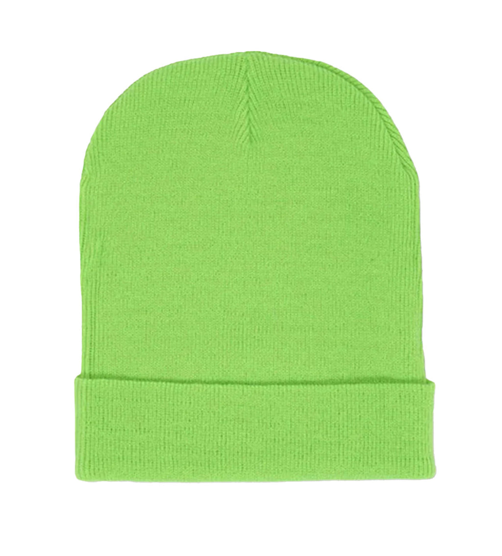 Sp5der Web Rhinestone Beanie Green