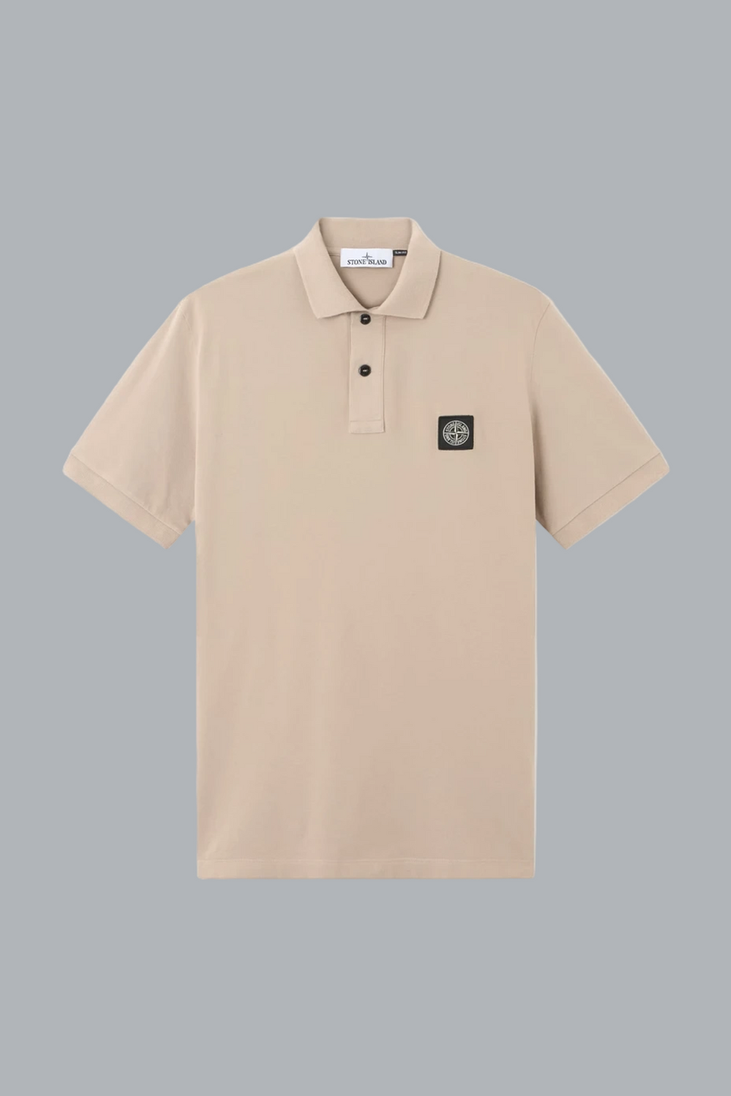 95% ORGANIC COTTON/ 5% ELASTANE PIQUÉ POLO SHIRT DESERT SAND