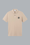 95% ORGANIC COTTON/ 5% ELASTANE PIQUÉ POLO SHIRT DESERT SAND