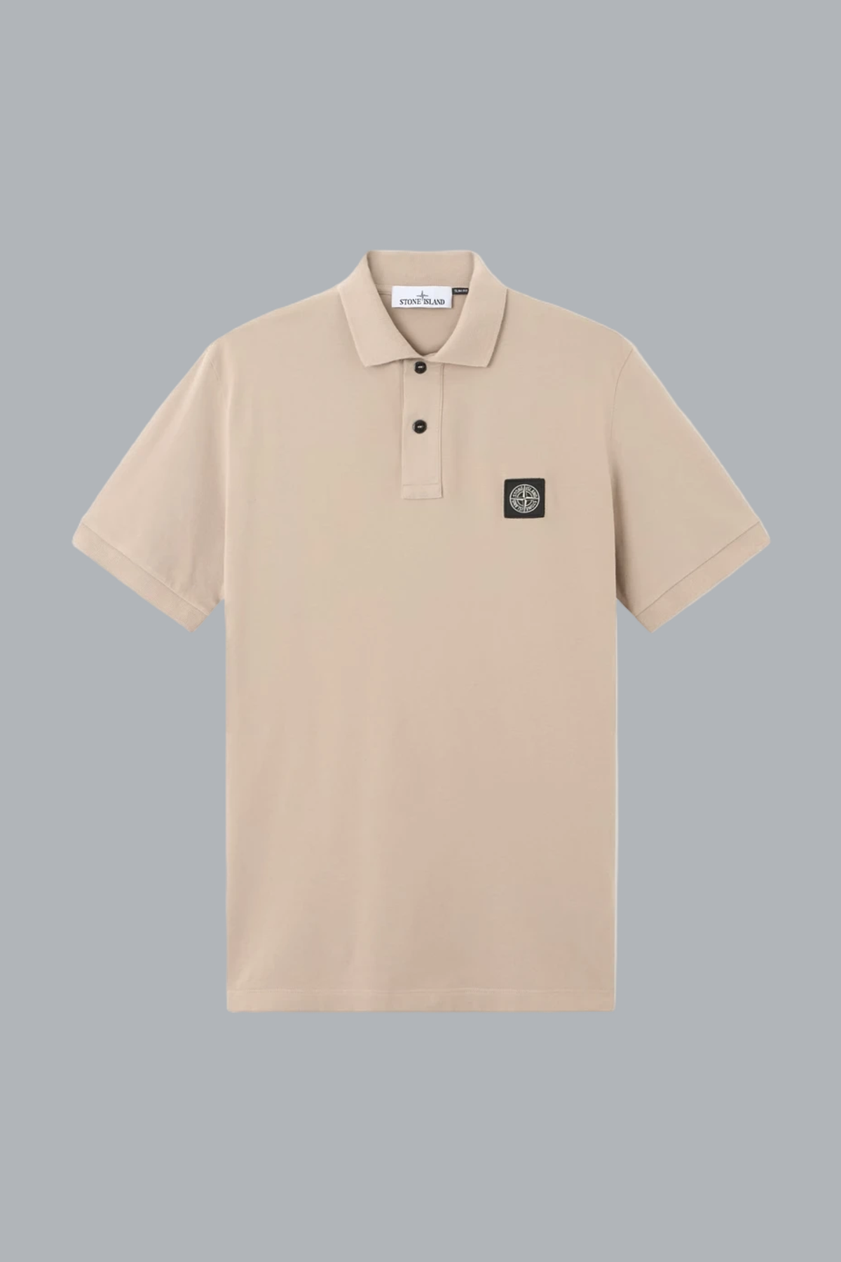 95% ORGANIC COTTON/ 5% ELASTANE PIQUÉ POLO SHIRT DESERT SAND