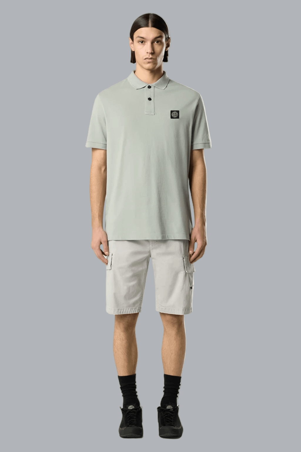 95% ORGANIC COTTON/ 5% ELASTANE PIQUÉ POLO SHIRT SAGE