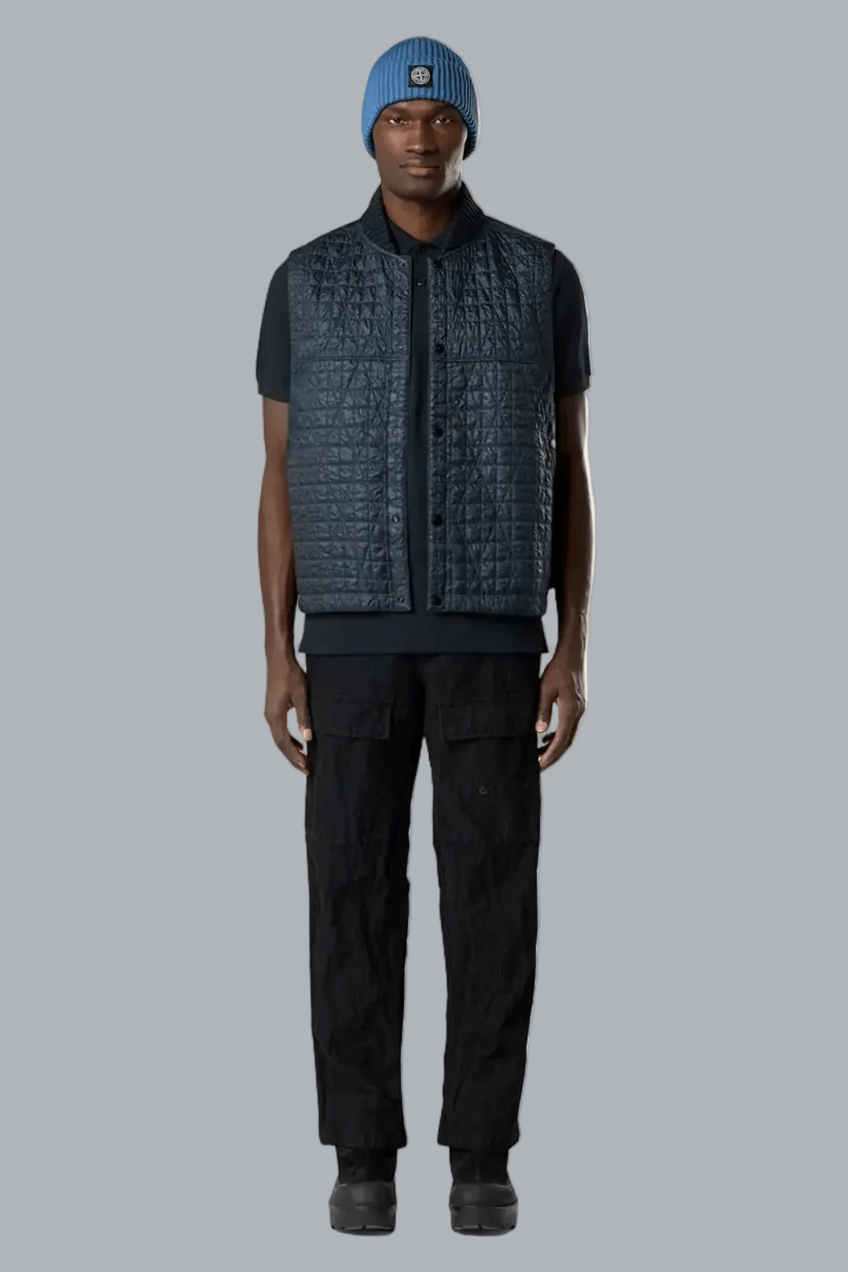 50/2 ORGANIC COTTON PIQUÉ POLO SHIRT NAVY BLUE