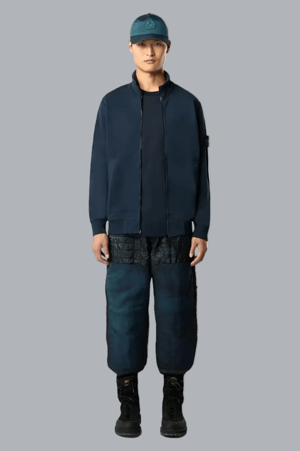 60/2 COTTON JERSEY T-SHIRT NAVY BLUE